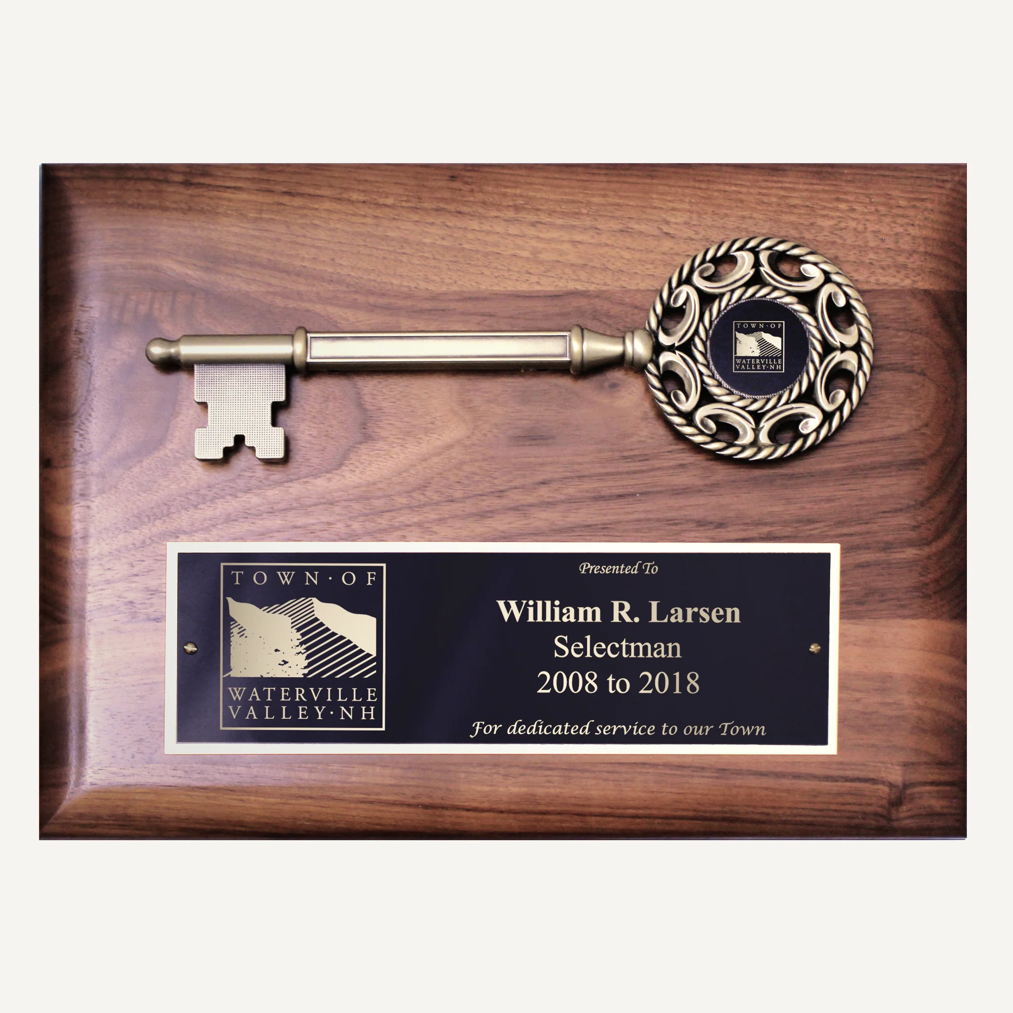 12" x 9" Ceremonial Key Plaque