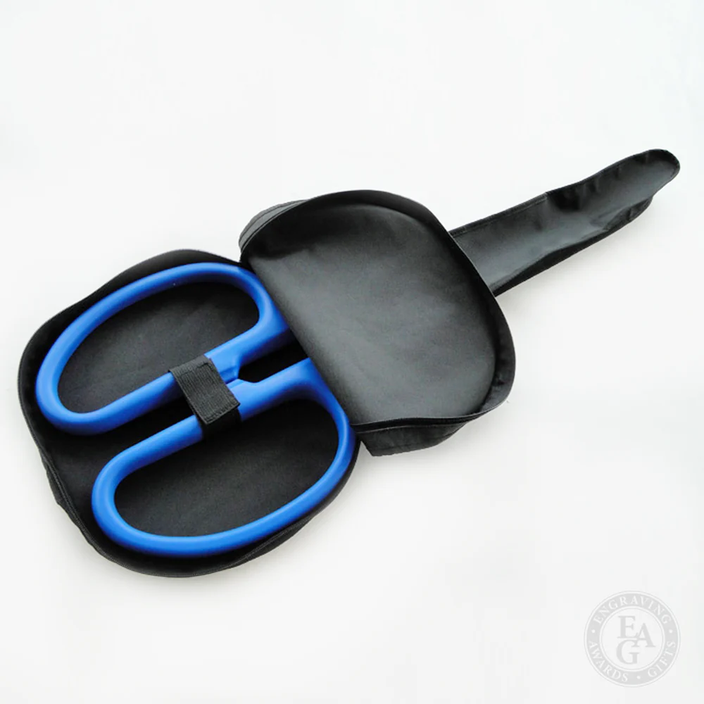 25" Blue Ribbon Cutting Scissors with Silver Blades - Image 14