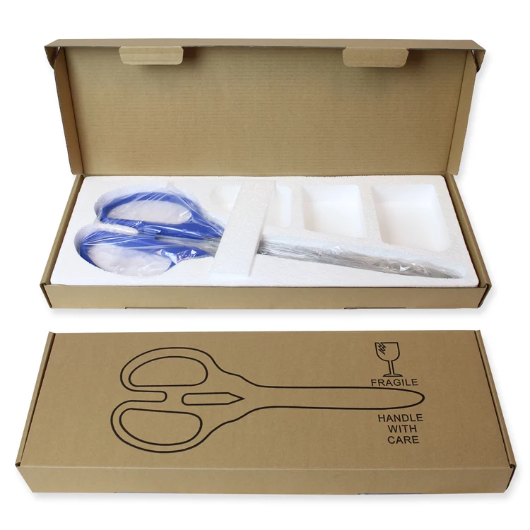 25" Blue Ribbon Cutting Scissors with Silver Blades - Image 15