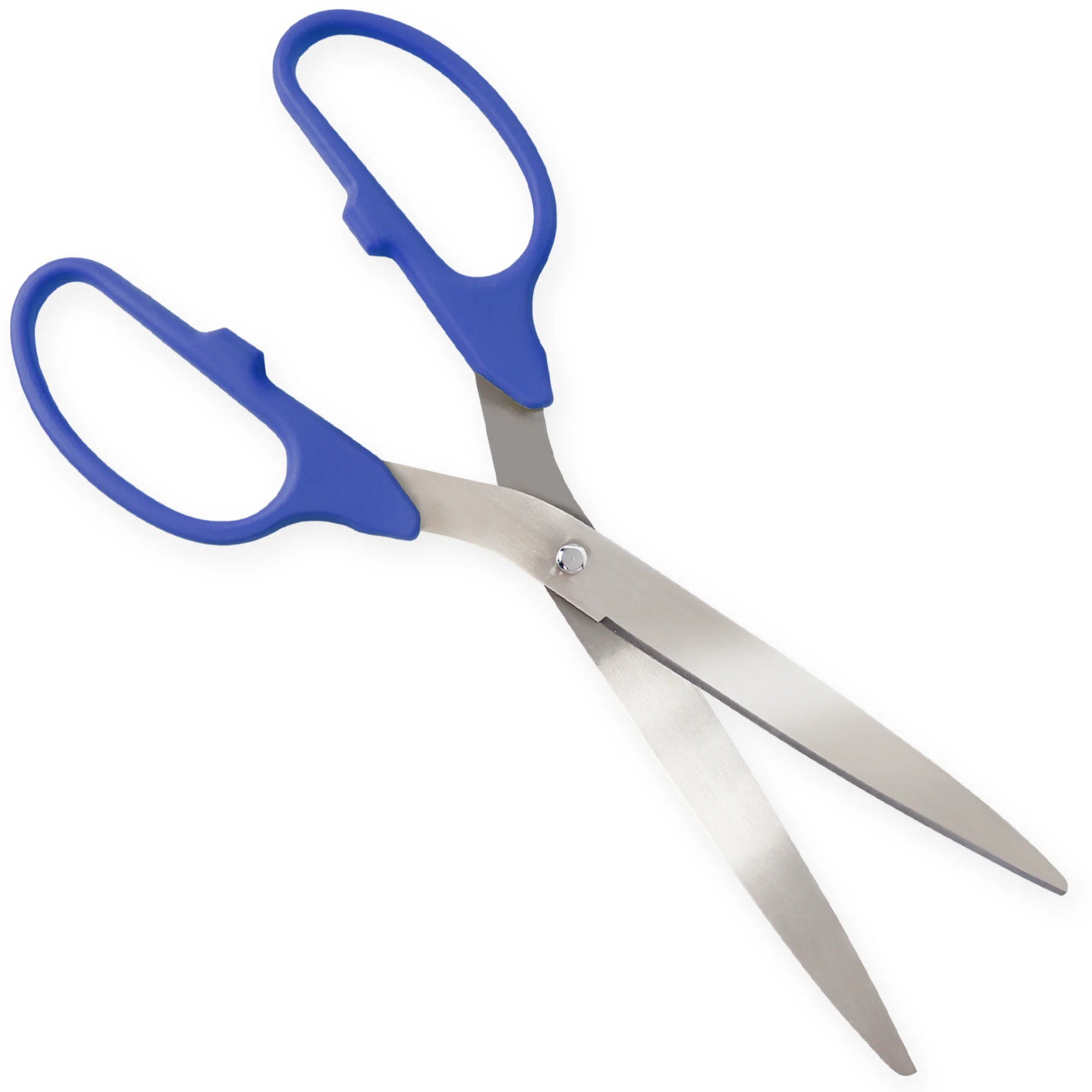 25" Blue Ribbon Cutting Scissors with Silver Blades - Image 4