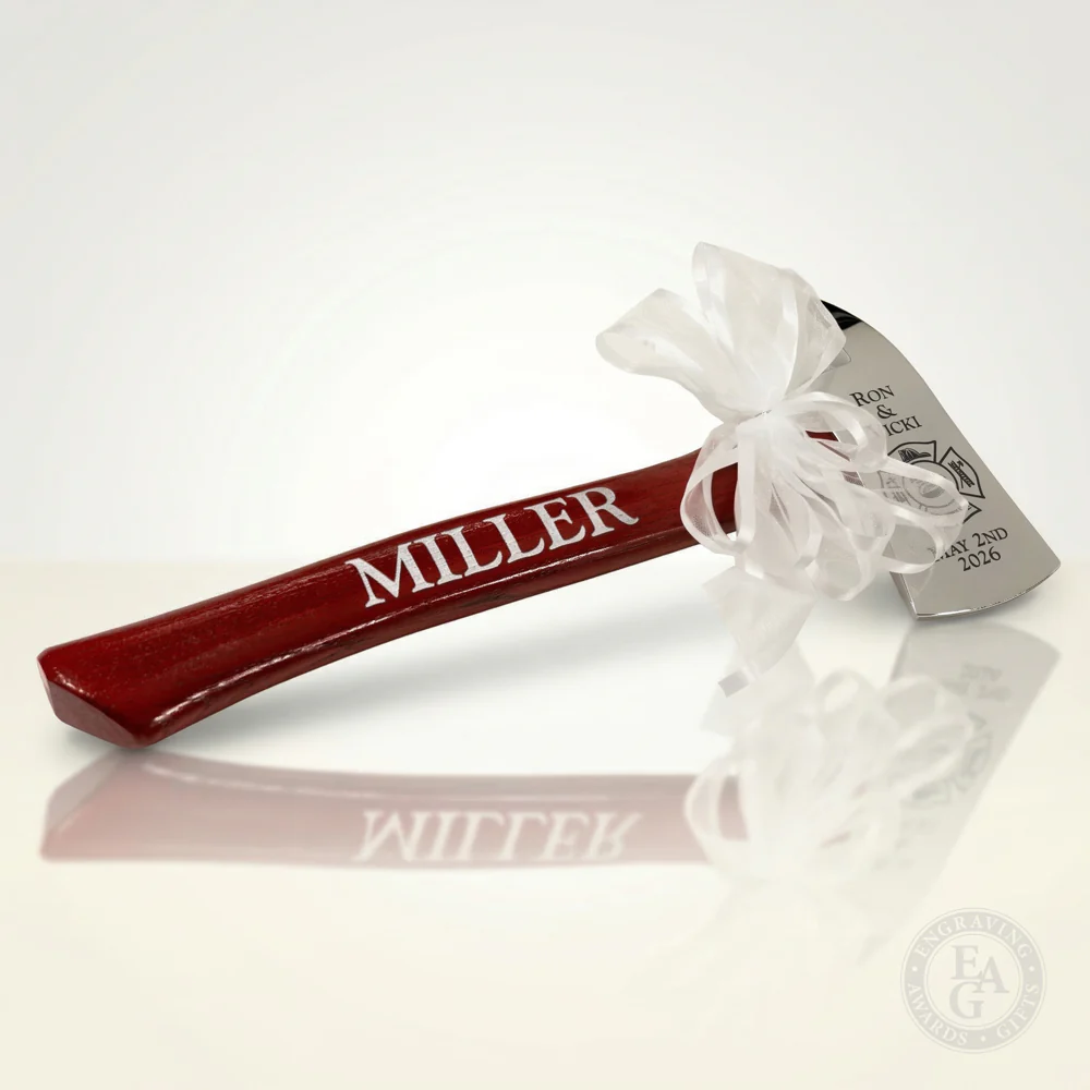 Small Firefighter Wedding Axe - Chrome - Image 20