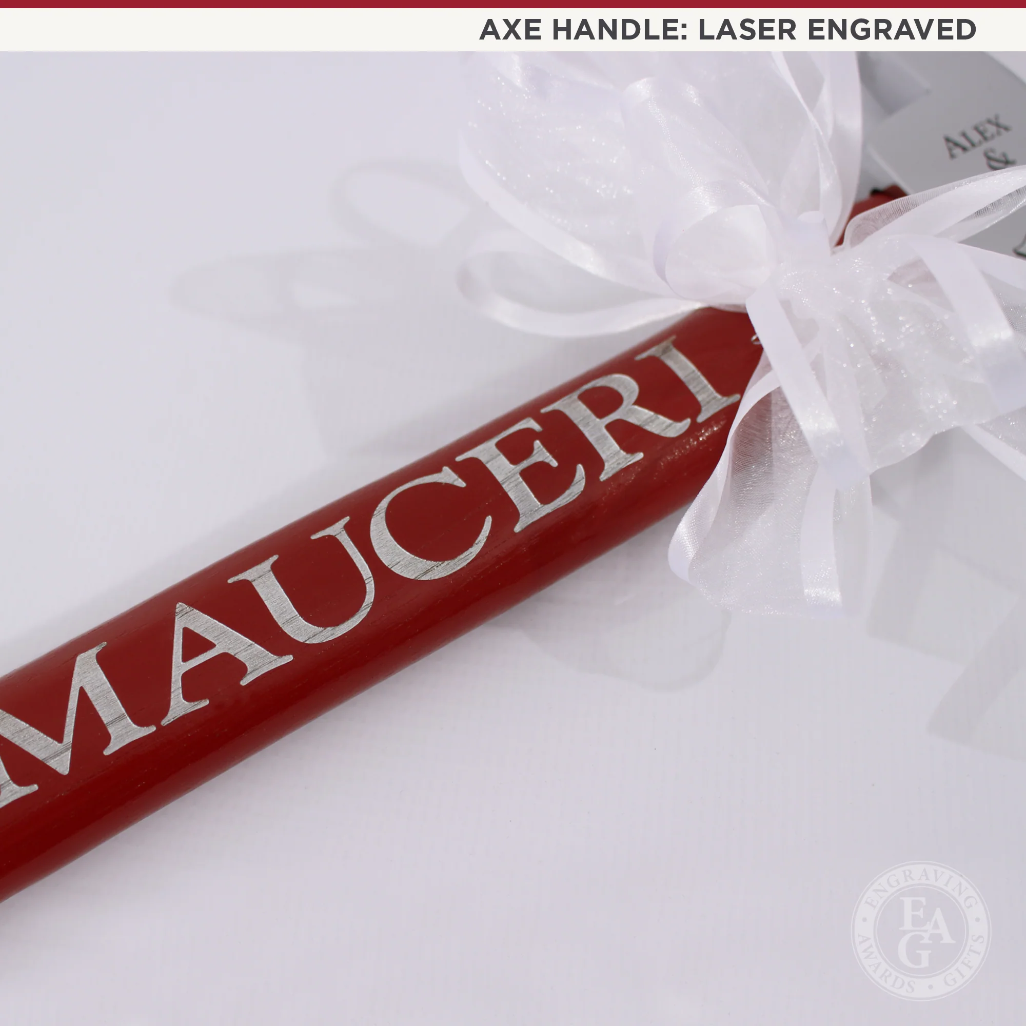 Small Firefighter Wedding Axe - Chrome - Image 4