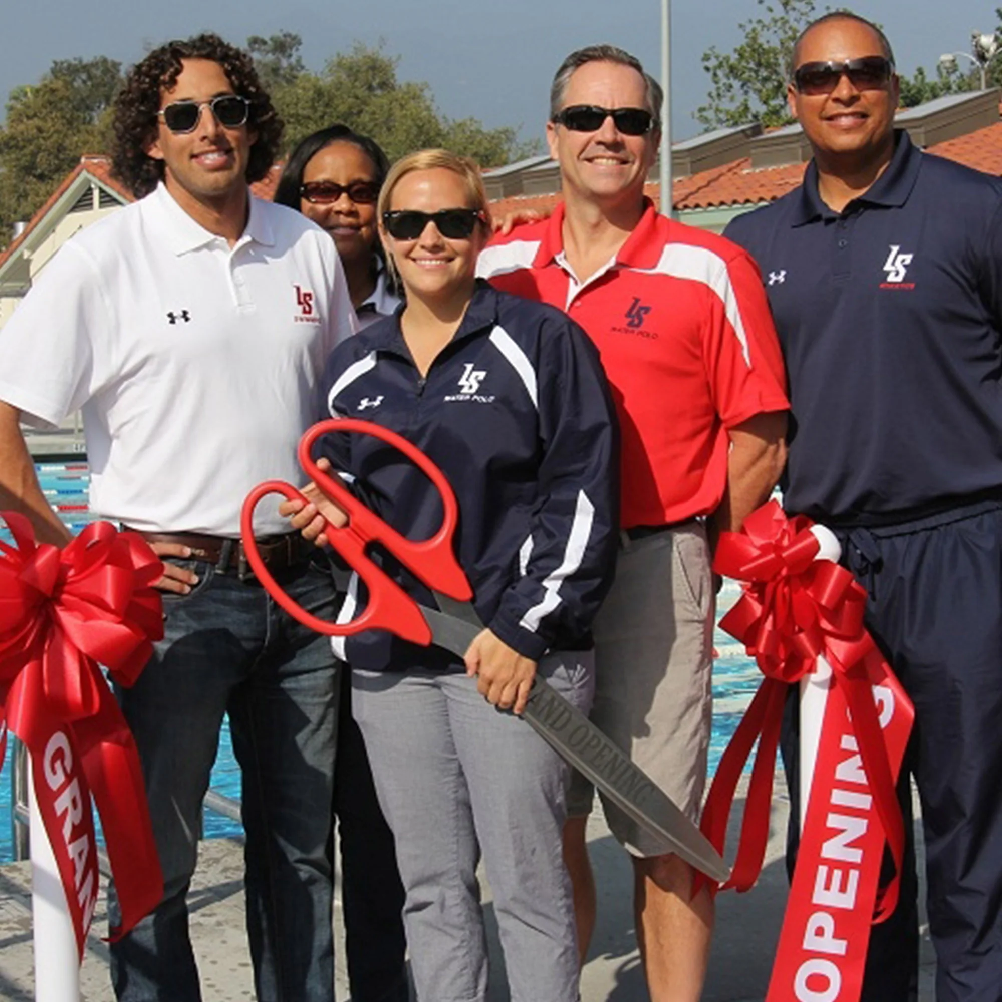 36" Red Ribbon Cutting Scissors with Silver Blades - Image 29