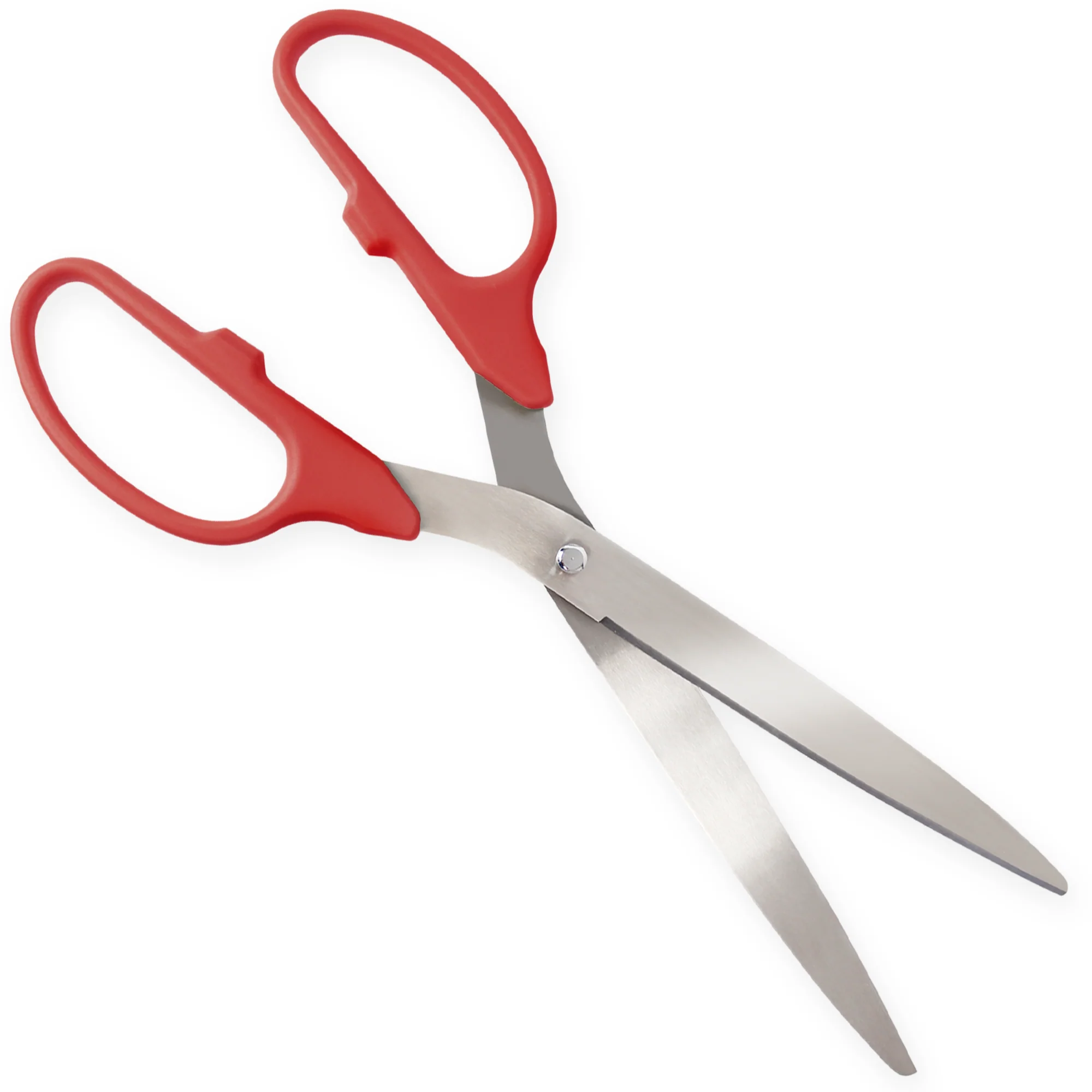 36" Red Ribbon Cutting Scissors with Silver Blades - Image 4
