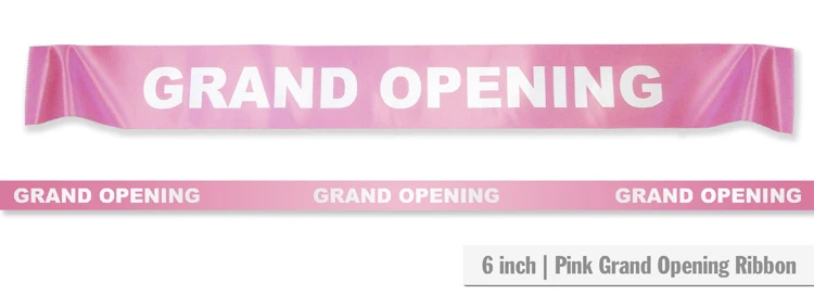 6" Wide GRAND OPENING Ribbon - Image 12