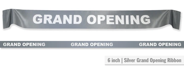 6" Wide GRAND OPENING Ribbon - Image 14