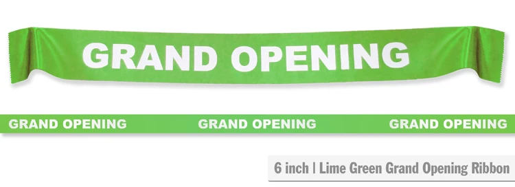 6" Wide GRAND OPENING Ribbon - Image 7