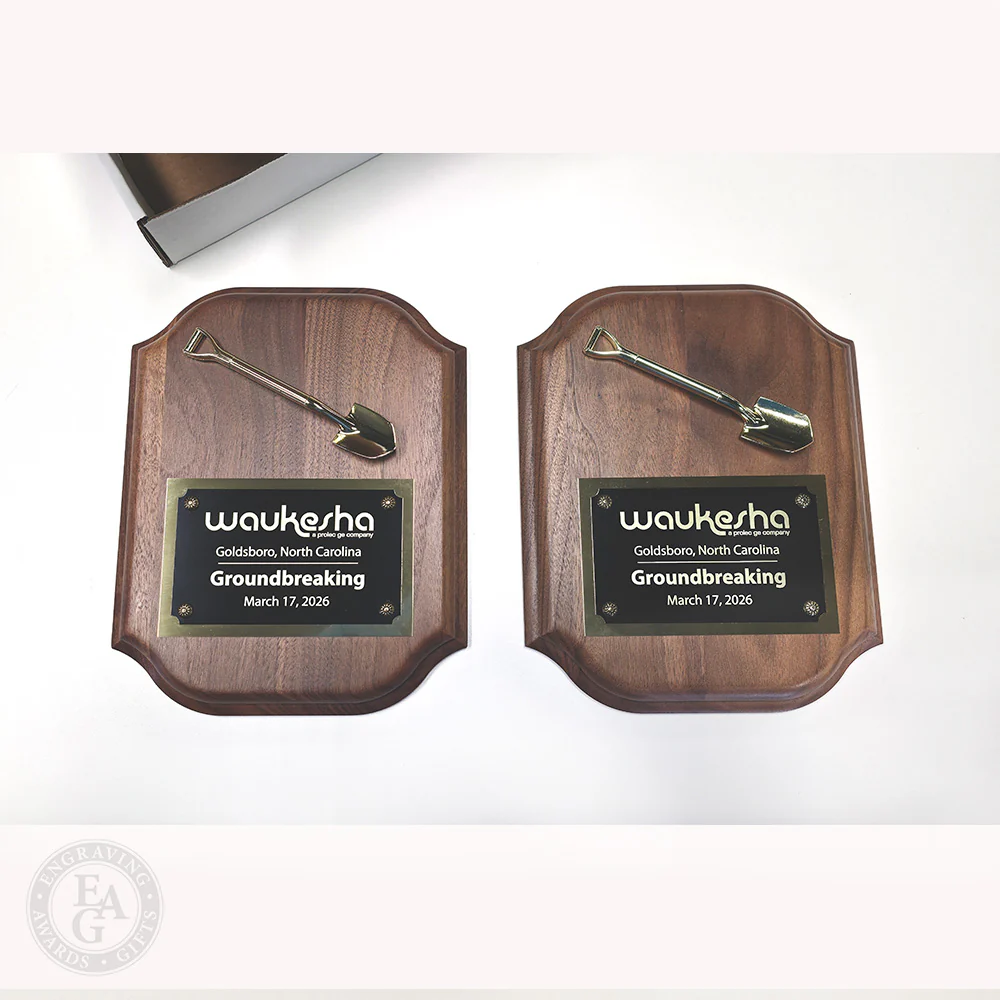 8" x 10" Miniature Shovel Plaque - Image 4