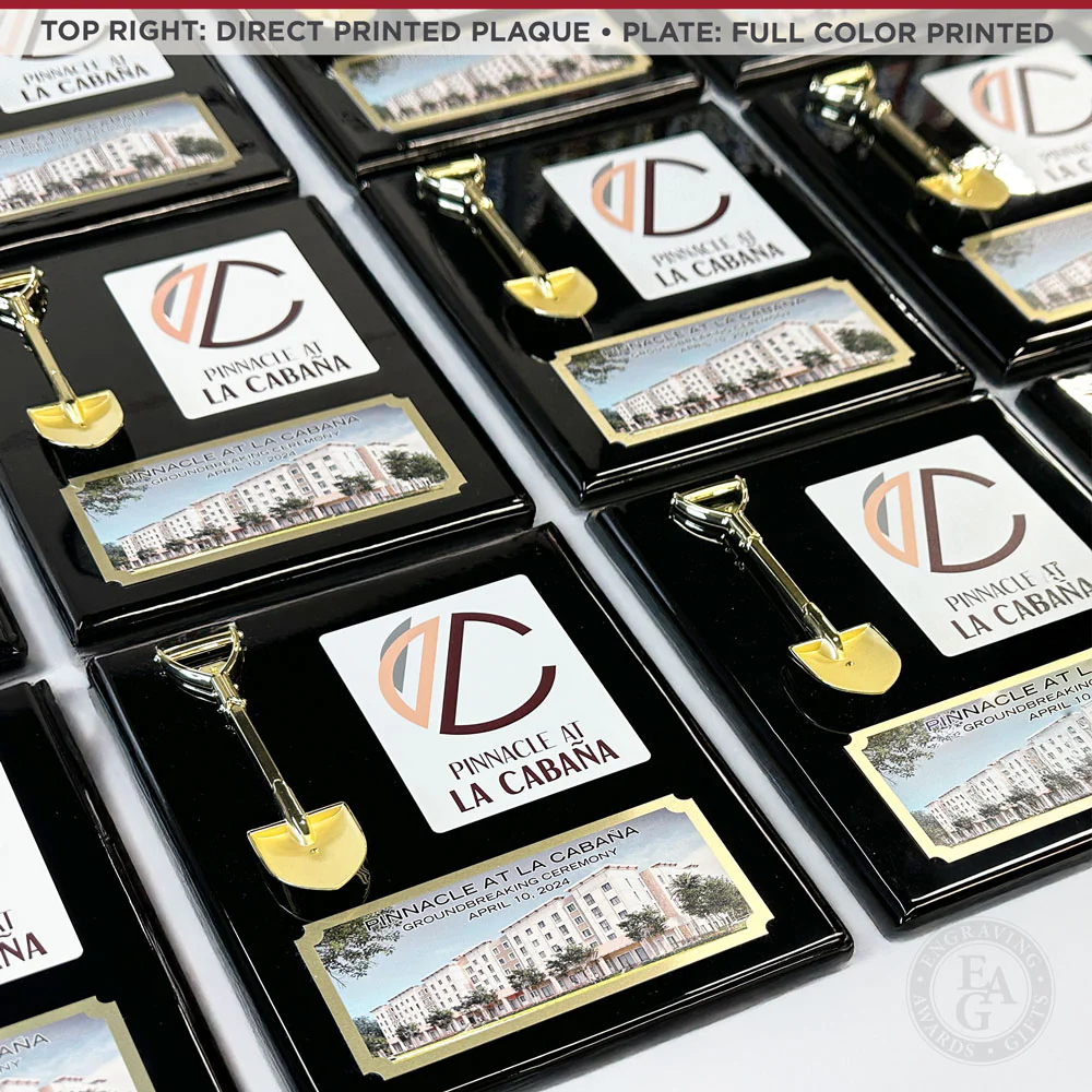 9" x 12" Miniature Vertical Shovel Plaque - Image 11