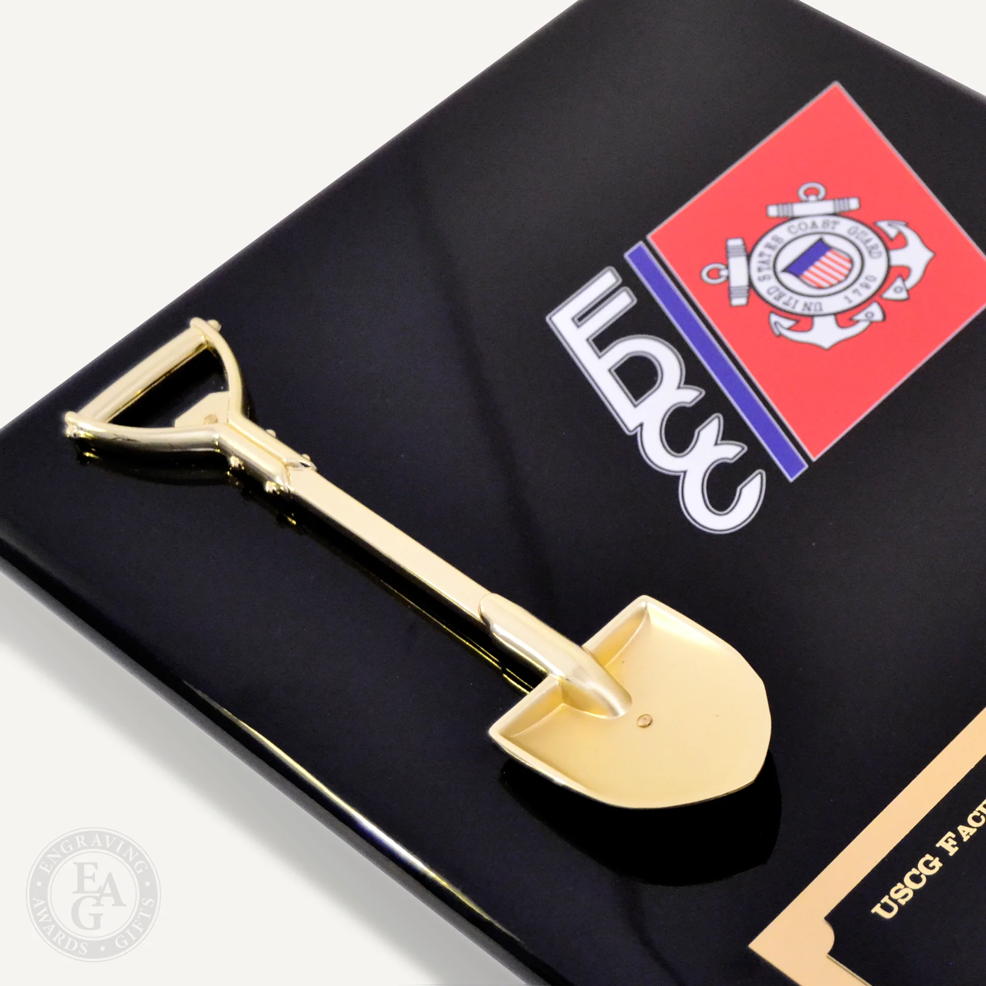 9" x 12" Miniature Vertical Shovel Plaque - Image 5