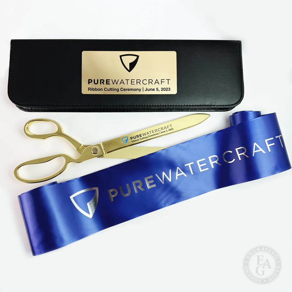 Black Presentation Case for 15" Gold Scissors - Image 12