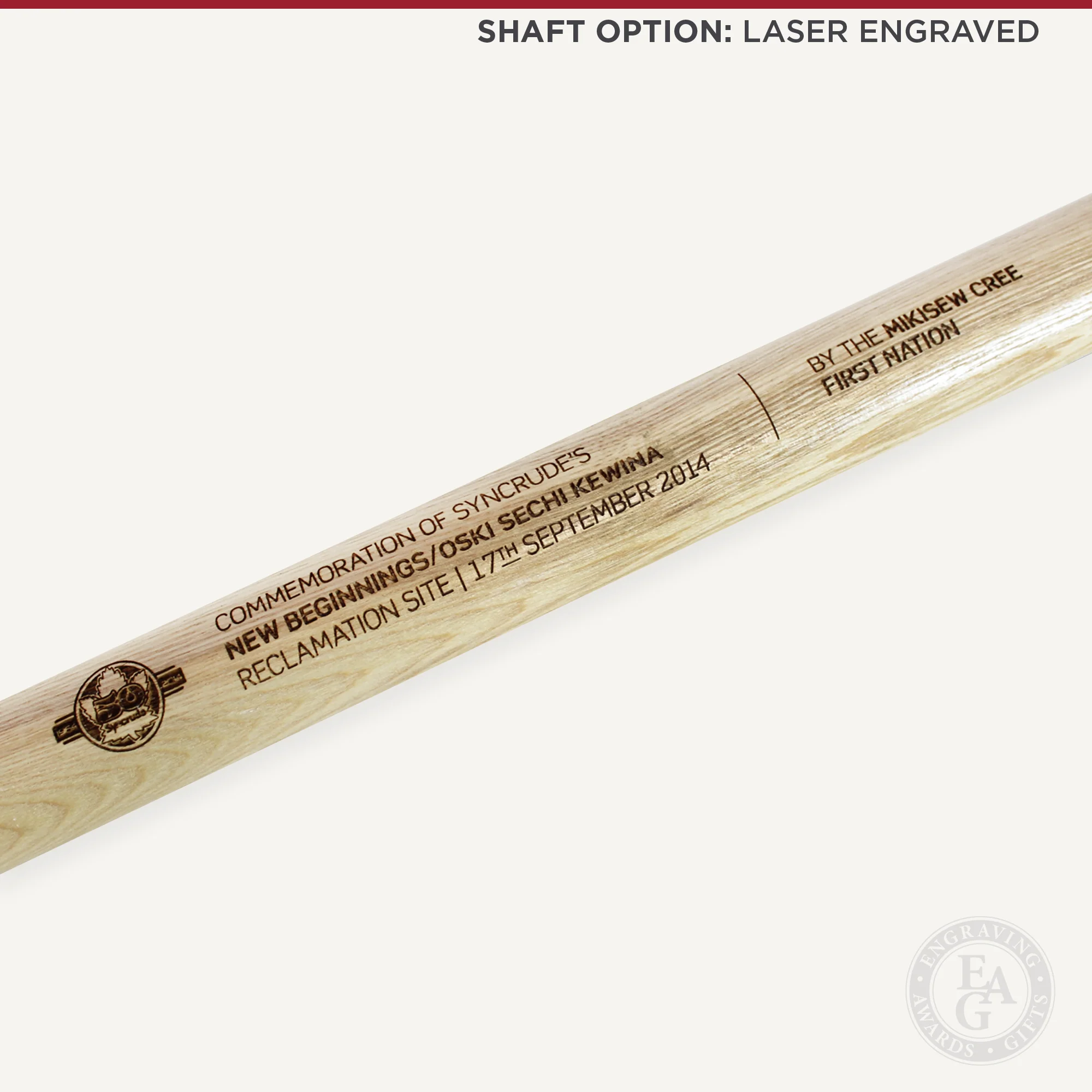 Custom Painted Ceremonial Groundbreaking Shovel - D-Handle - Image 3