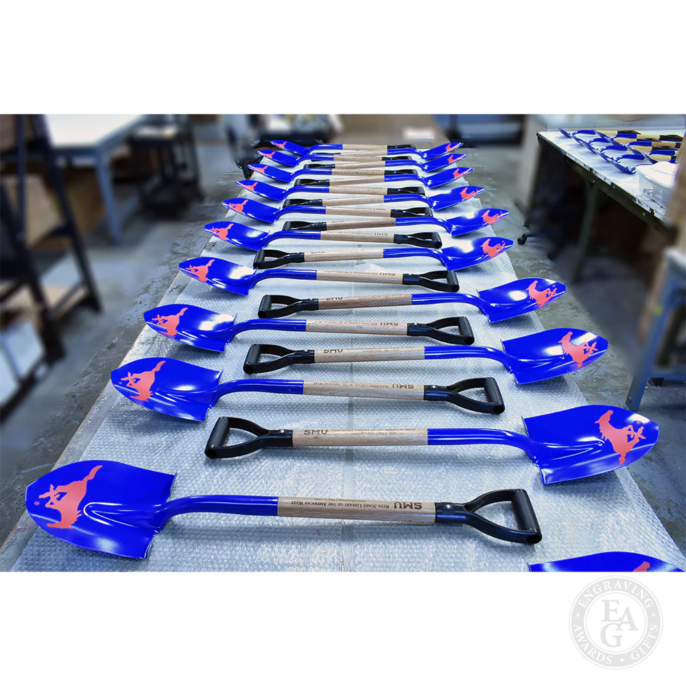 Custom Painted Ceremonial Groundbreaking Shovel - D-Handle - Image 40