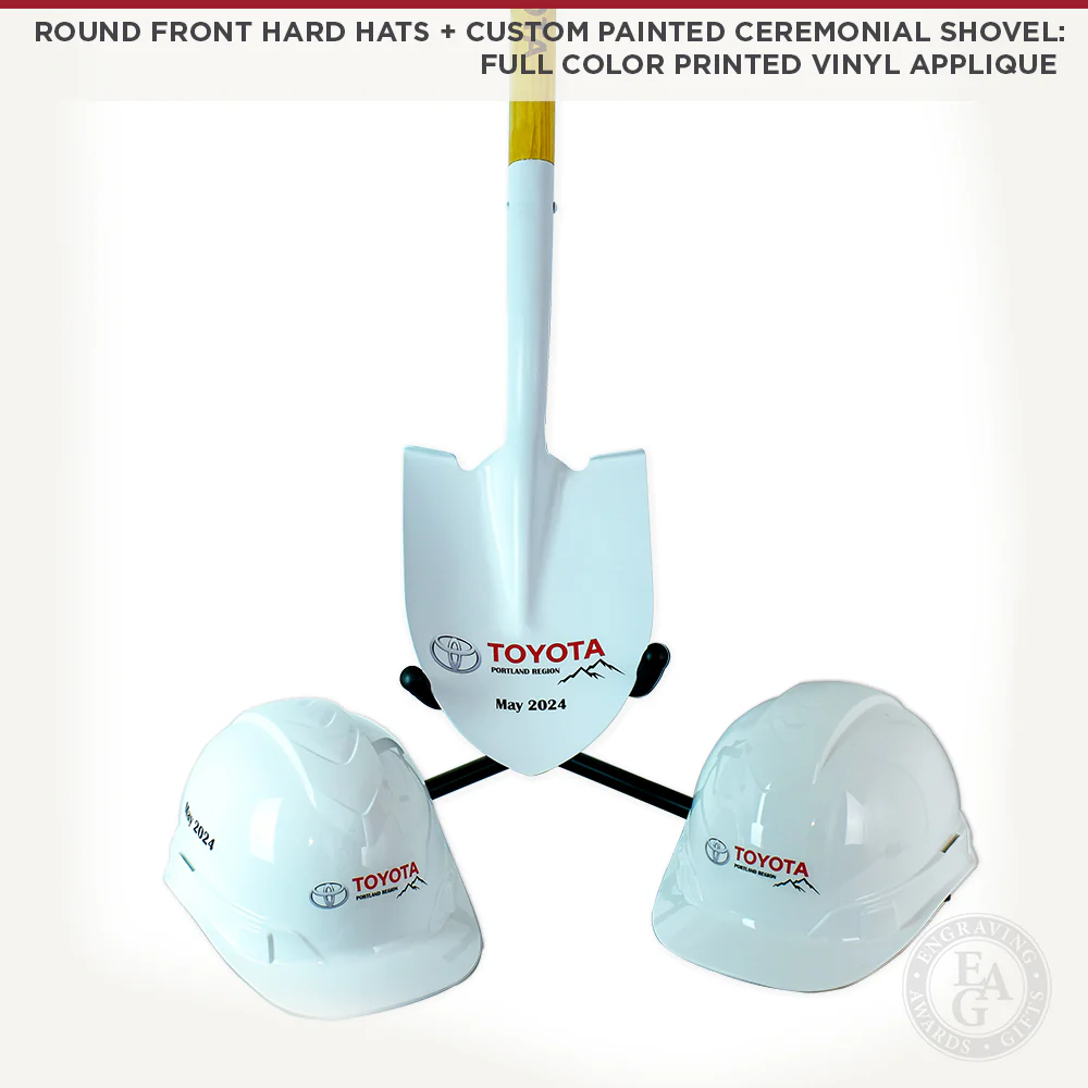 Custom Painted Ceremonial Groundbreaking Shovel - D-Handle - Image 43
