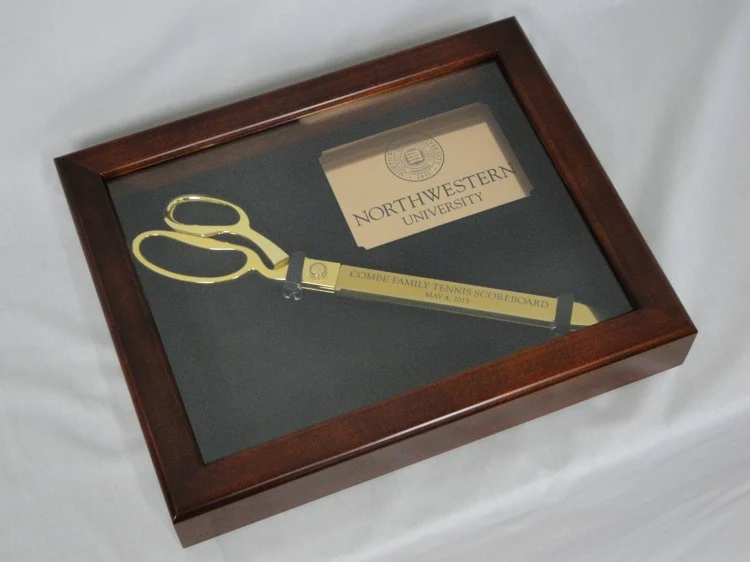 Display Case for 15" Gold Ceremonial Scissors - Image 10