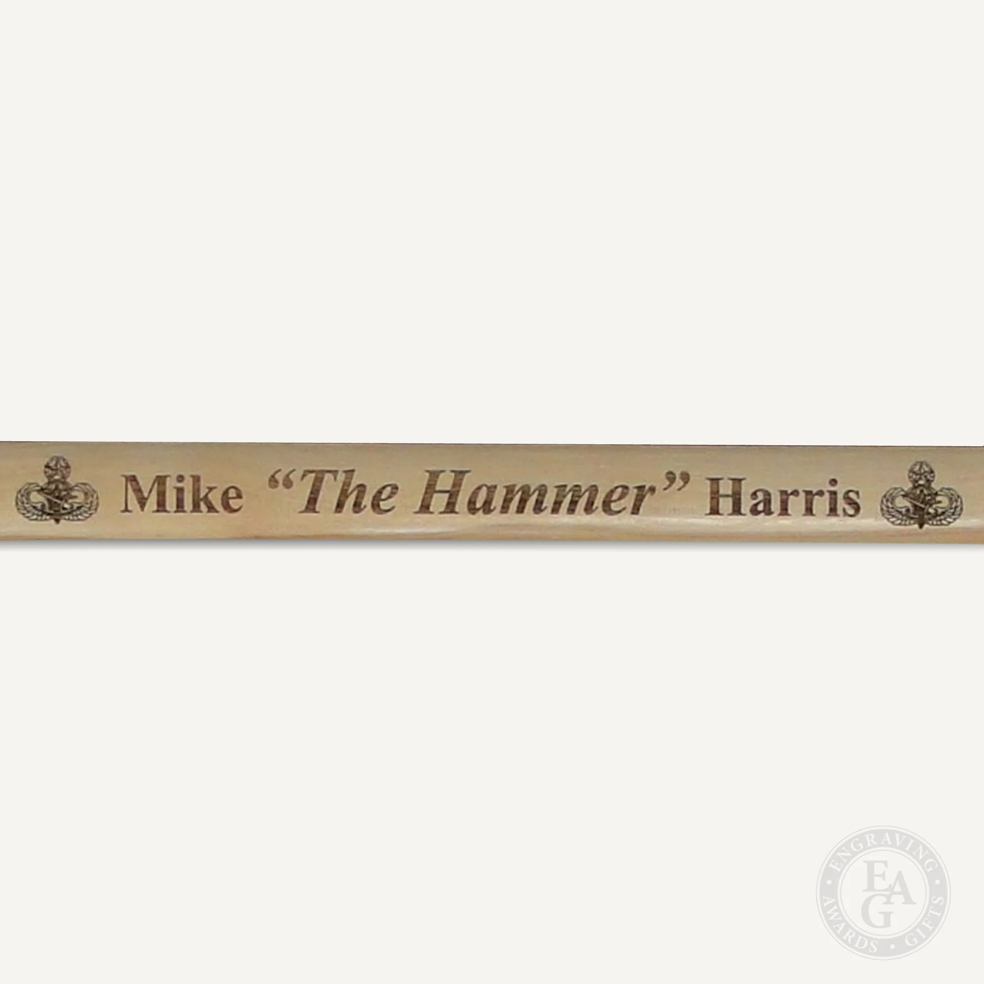 Full Size Gold Plated Sledgehammer Plaque - Image 9