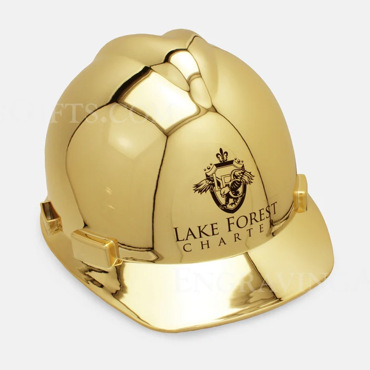 Gold Plated Ceremonial Hard Hat - Image 6