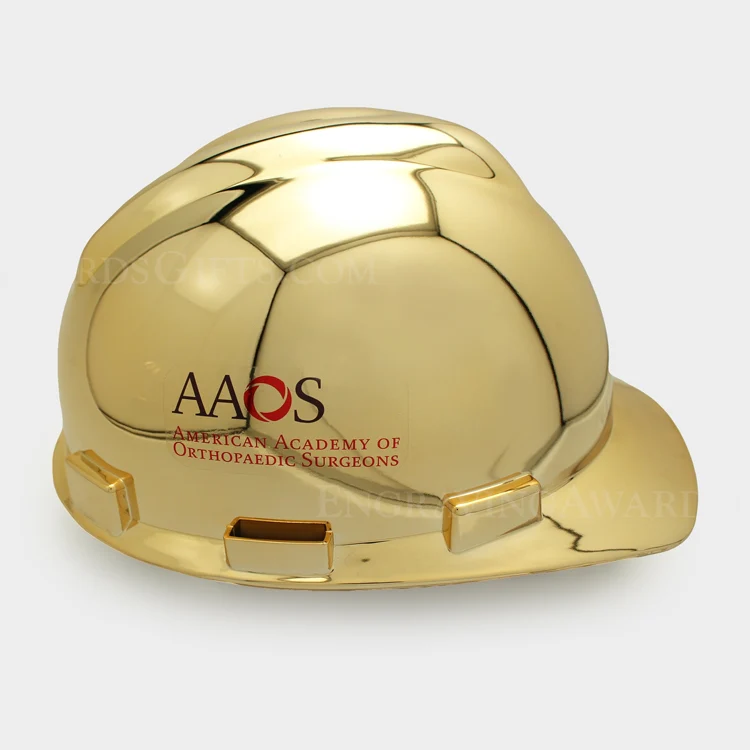 Gold Plated Ceremonial Hard Hat - Image 7