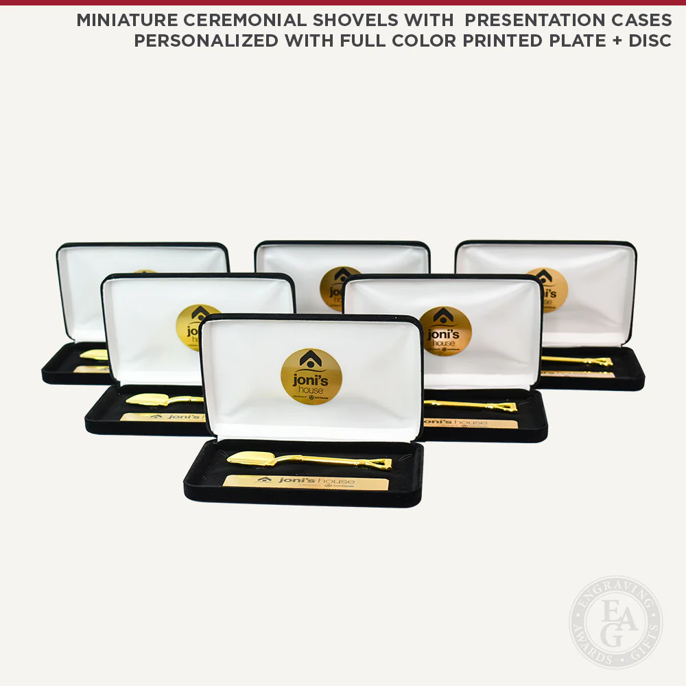 Miniature Ceremonial Shovel with Presentation Case - Image 12