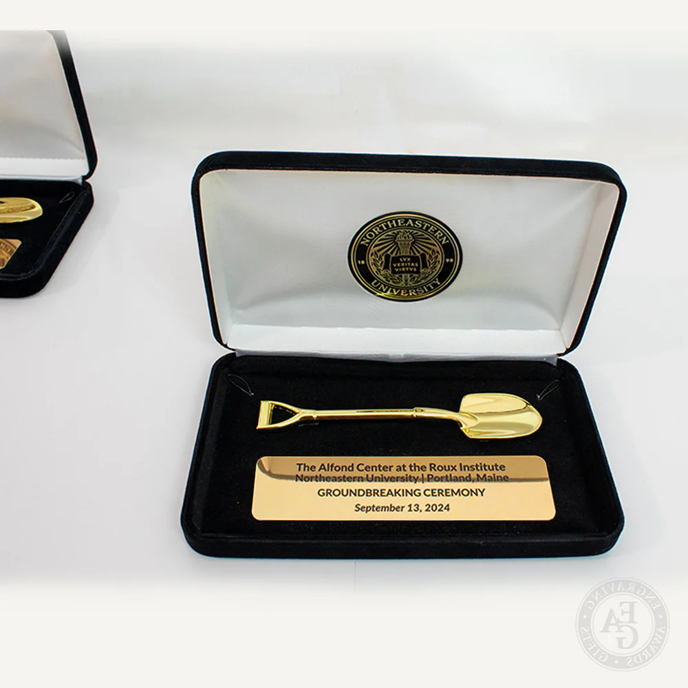 Miniature Ceremonial Shovel with Presentation Case - Image 13