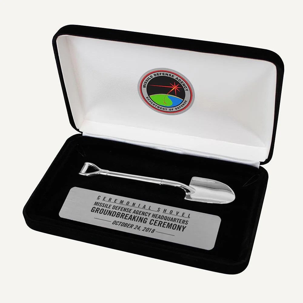 Miniature Ceremonial Shovel with Presentation Case - Image 3