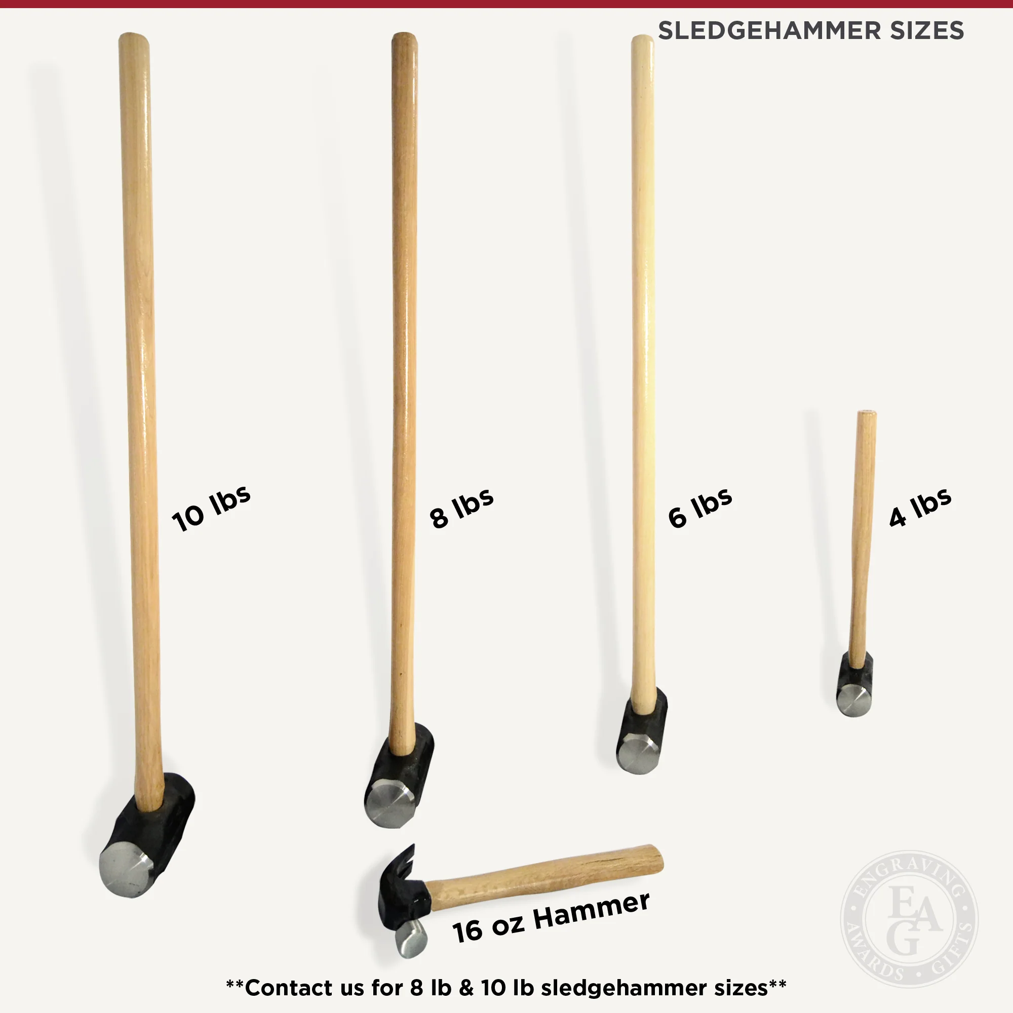 Silver Painted Ceremonial Sledgehammer - Image 5